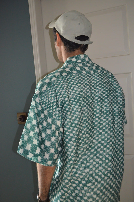 The Asher Shirt - Green Checkered Print