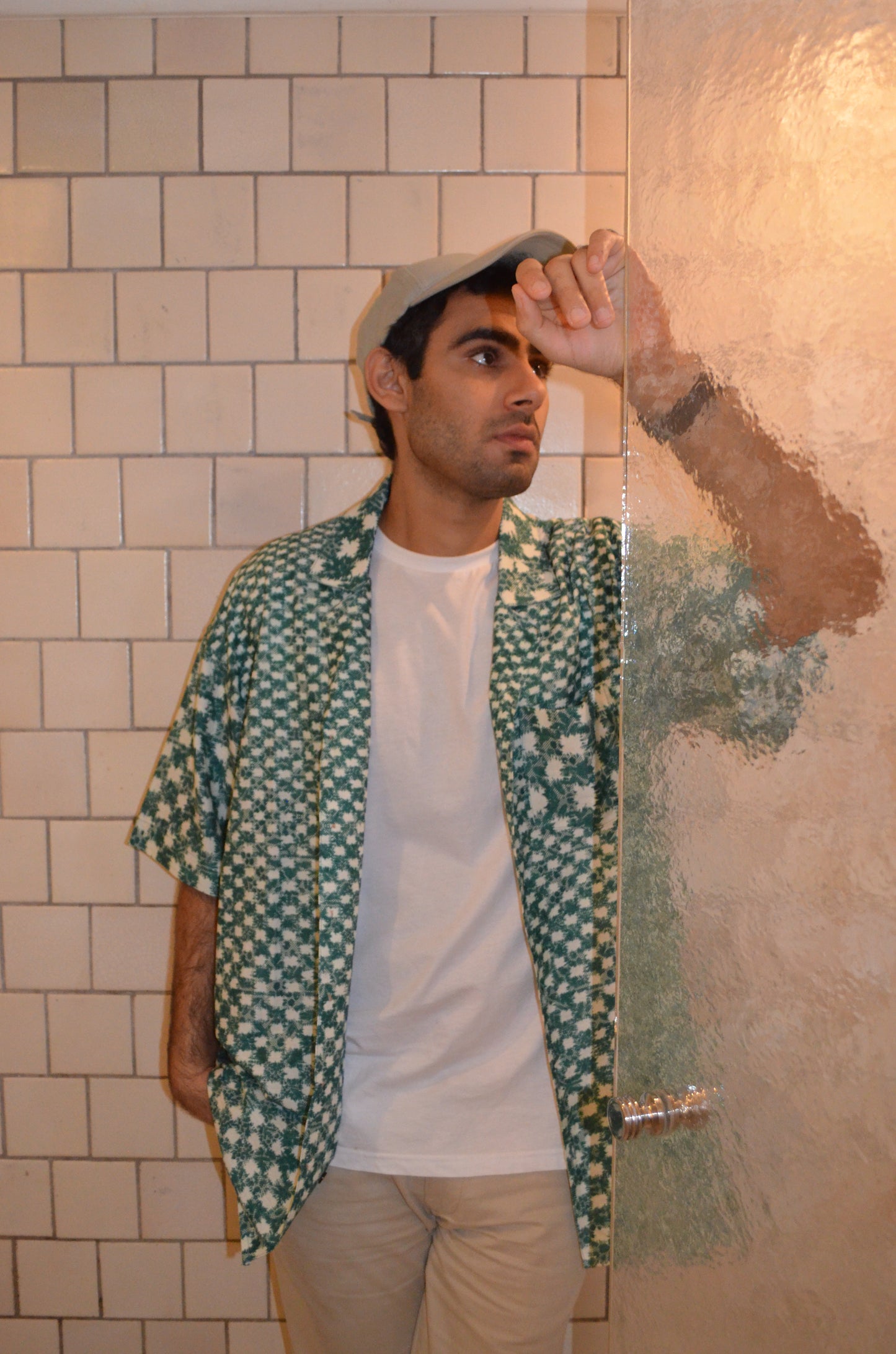 The Asher Shirt - Green Checkered Print