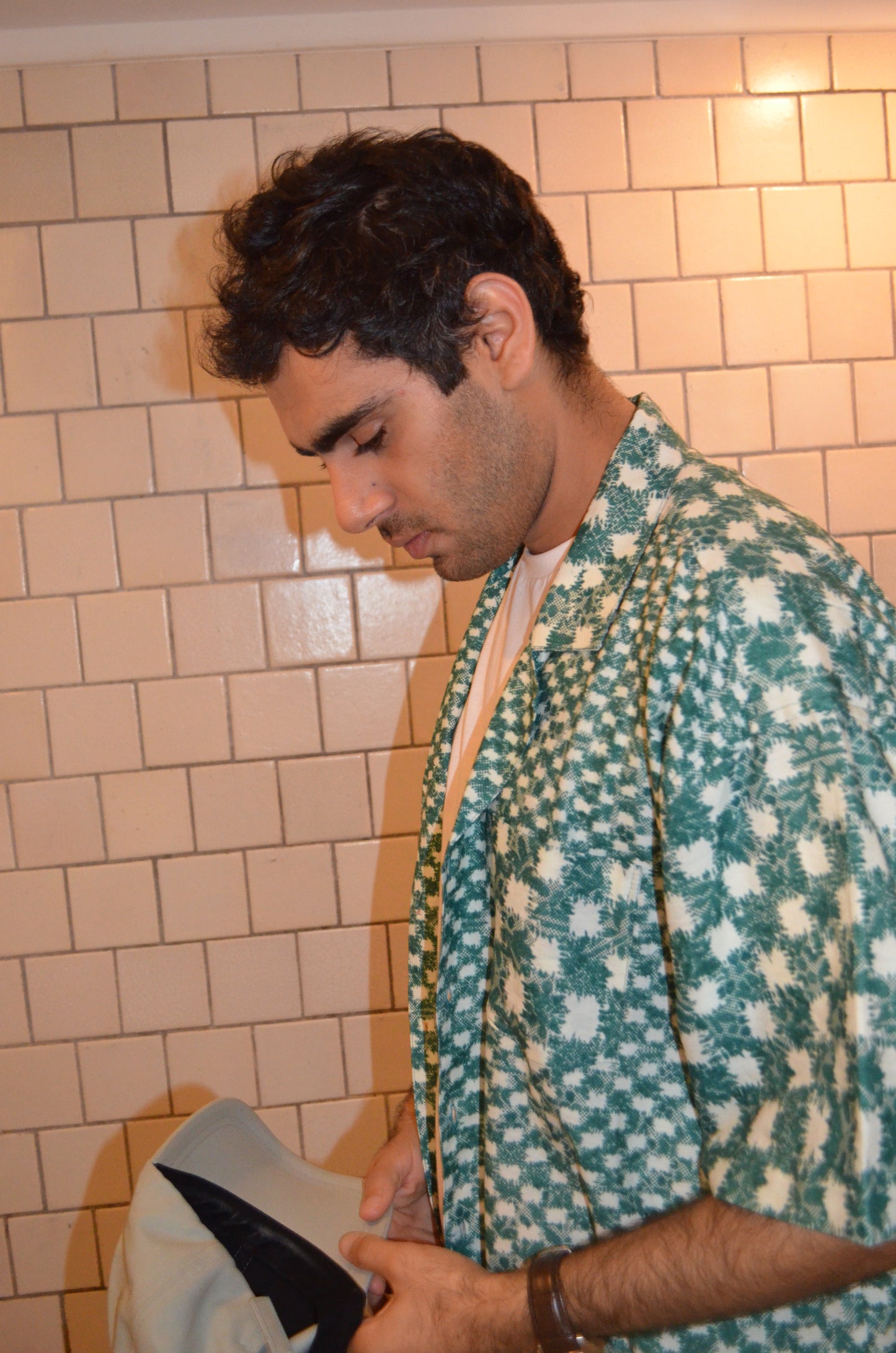 The Asher Shirt - Green Checkered Print