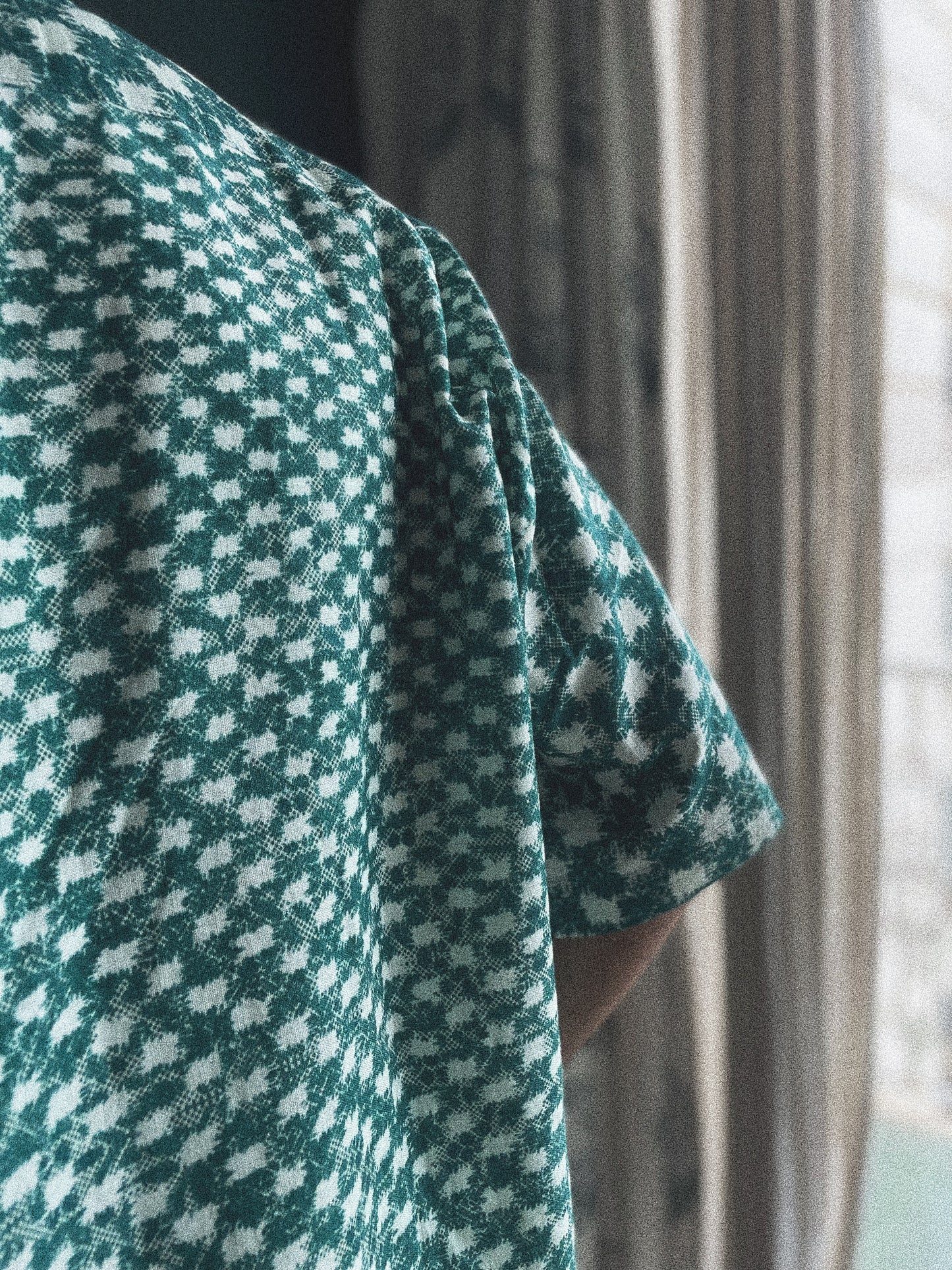 The Asher Shirt - Green Checkered Print