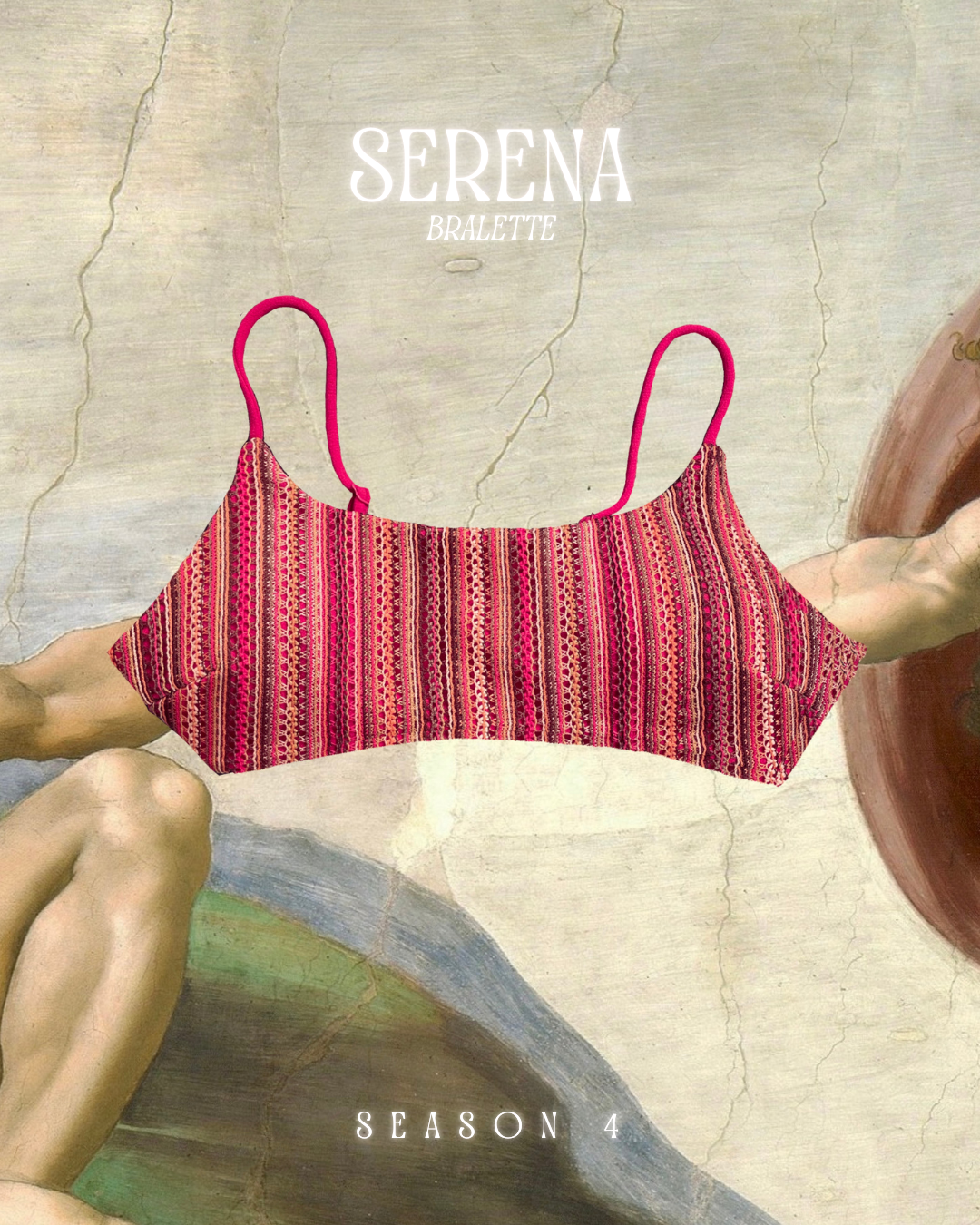 Serena top - Crochet knit bralette