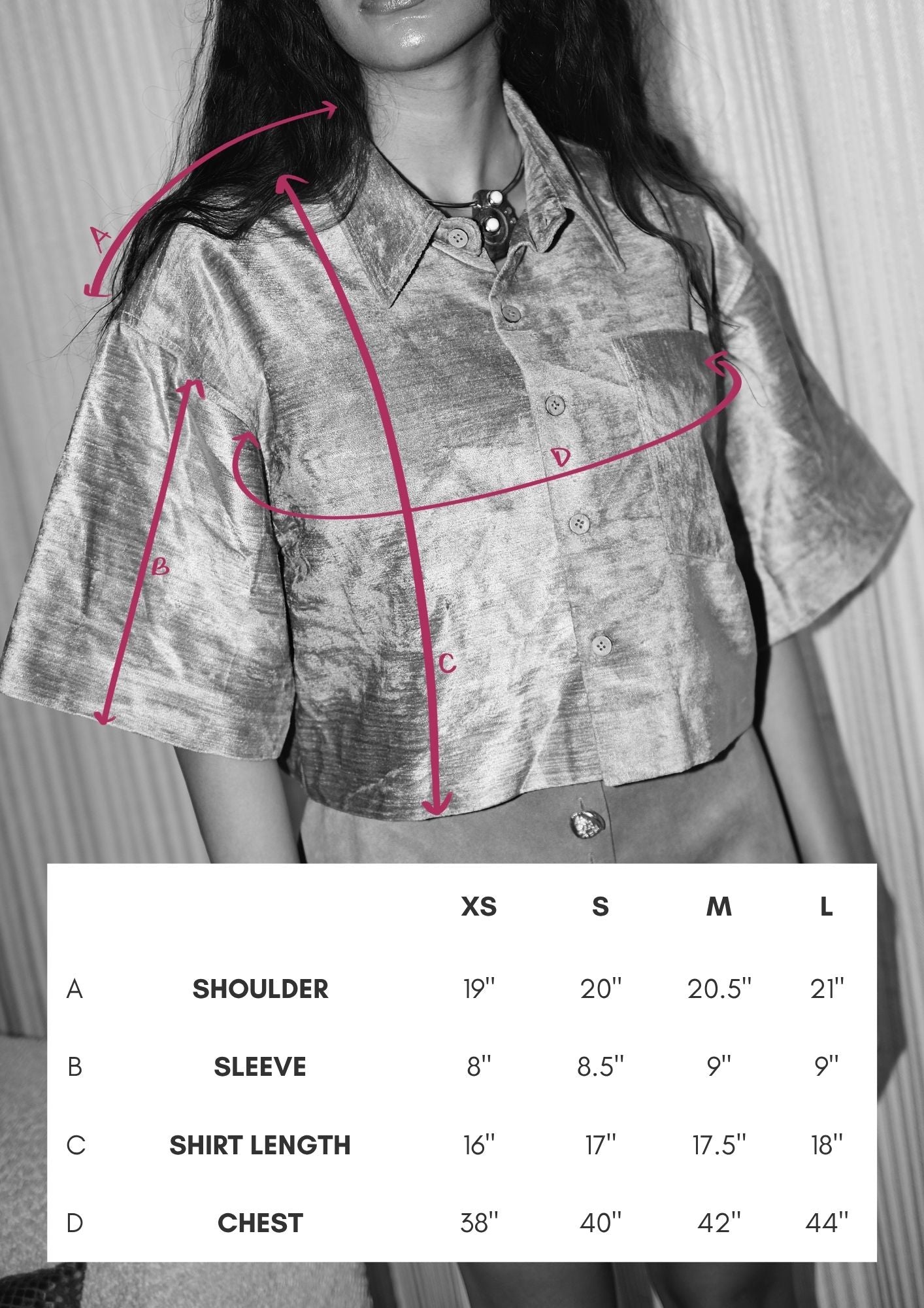 The Rose Cropped Velvet Shirt