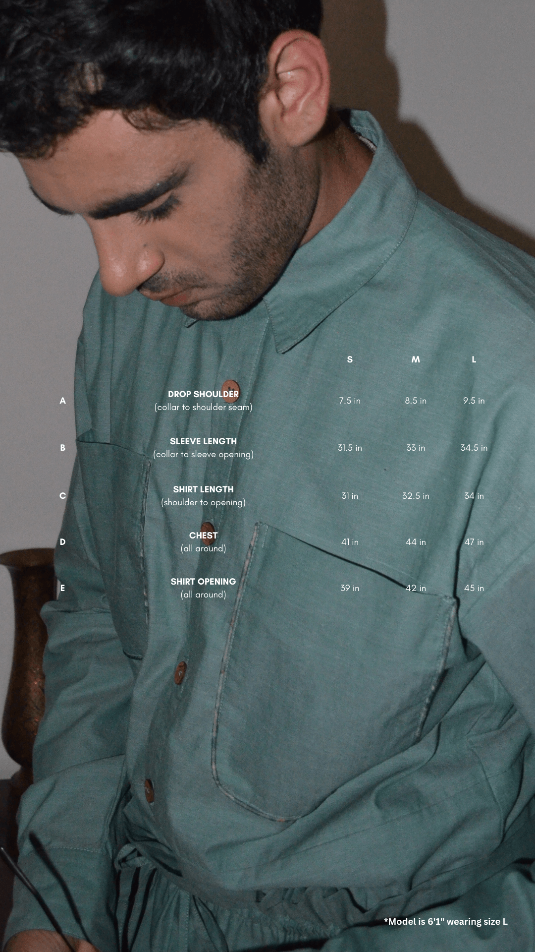 Full Sleeve Overszied Shirt - Green - Hëne